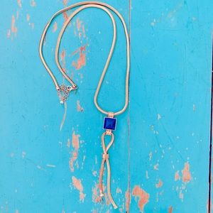 3/$20🍁Gold & Blue Necklace